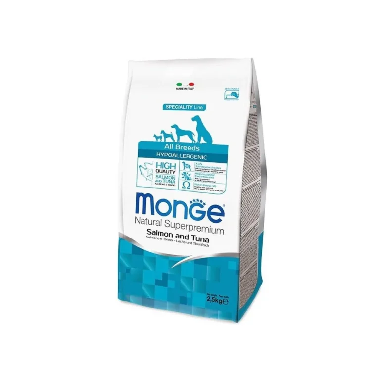Monge Hypoallergenic lašiša ir tunas sausas maistas šunims, 2,5 kg