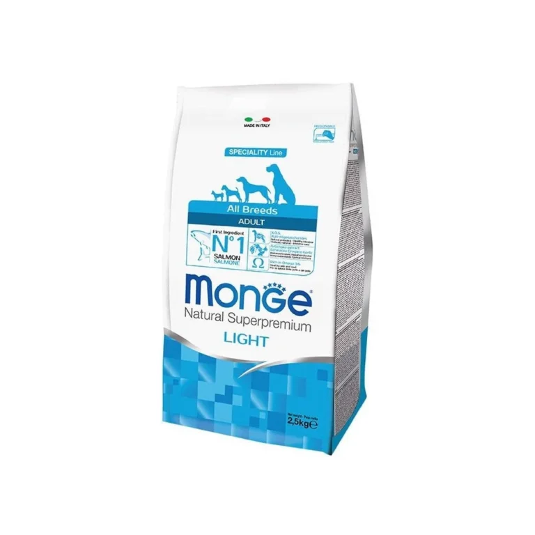 Monge Light Adult lašiša sausas maistas šunims 12 kg