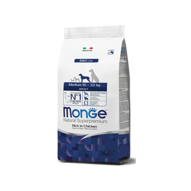 Monge Medium Adult vištiena sausas maistas šunims 12 kg