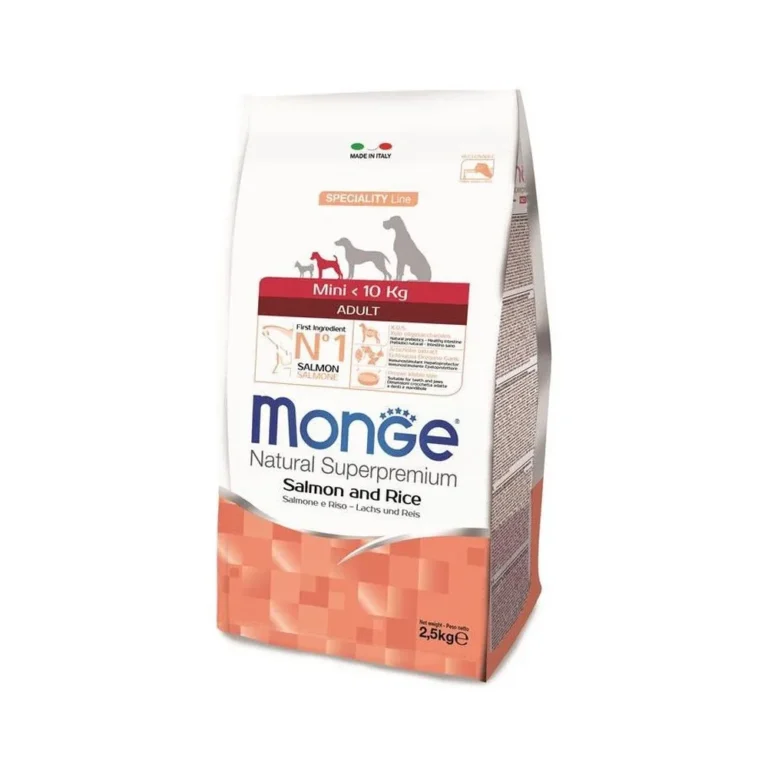 Monge Mini Adult lašiša sausas maistas šunims, 7,5 kg