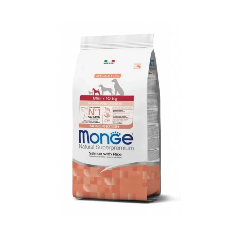 Monge Monoprotein Puppy lašiša sausas maistas šunims 7,5 kg