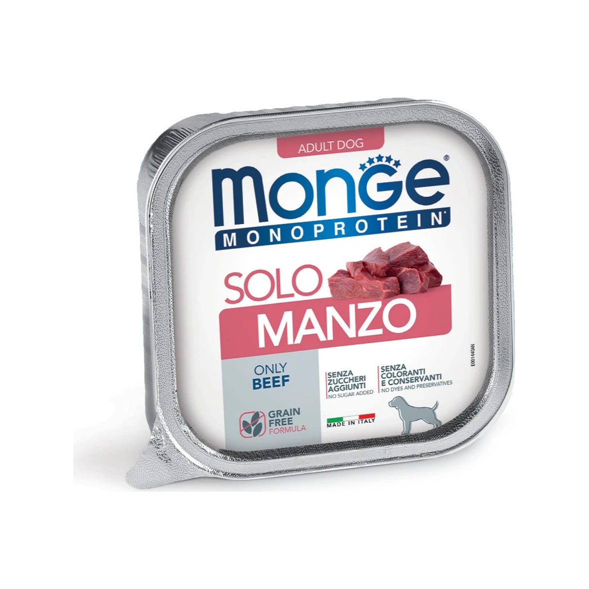 Monge Monoprotein Solo paštetas 100 % jautienos, 150 g