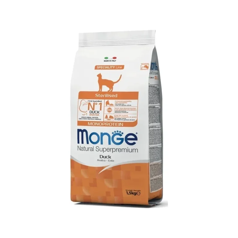 Sausas maistas katėms | Monge Sterilised Adult antiena, 1,5 kg