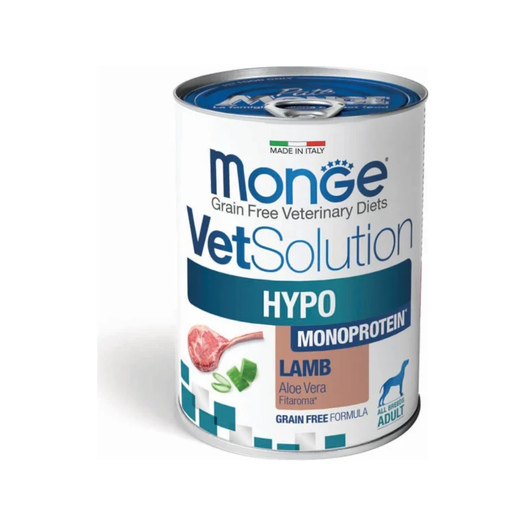Monge VetSolution Hypo su ėriena šunims, 400 g