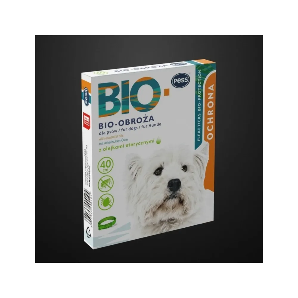 Antkaklis nuo blusų ir erkių šunims | Pess Bio-Protection, 40 cm