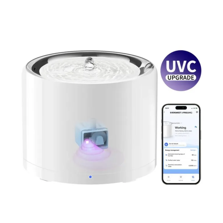 petkit eversweet 3 pro uvc išmanus bevielis vandens fontanas katei
