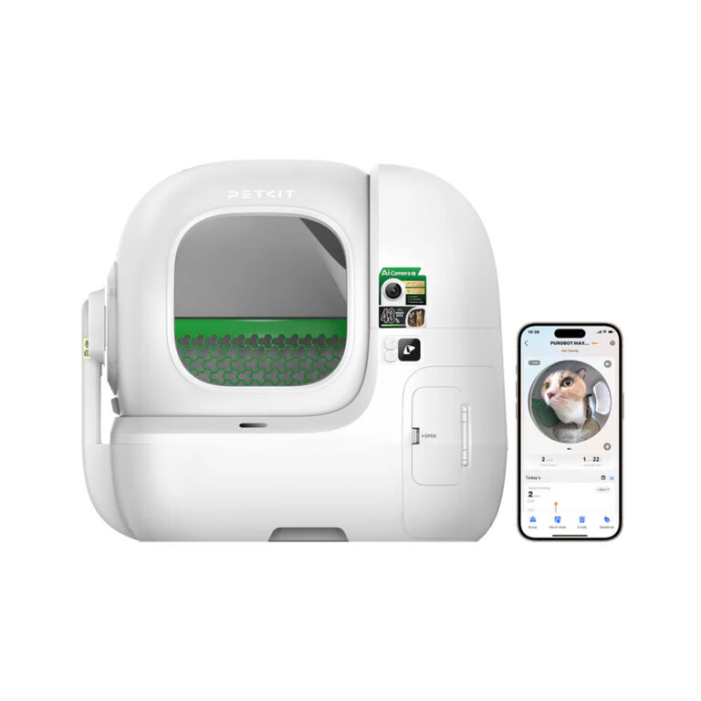 PETKIT Purobot Max Pro 2 automatinis kačių tualetas su AI kamera ir programėlės valdymu