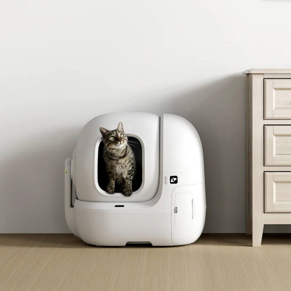 petkit purobot max pro kačių tualetas interjere