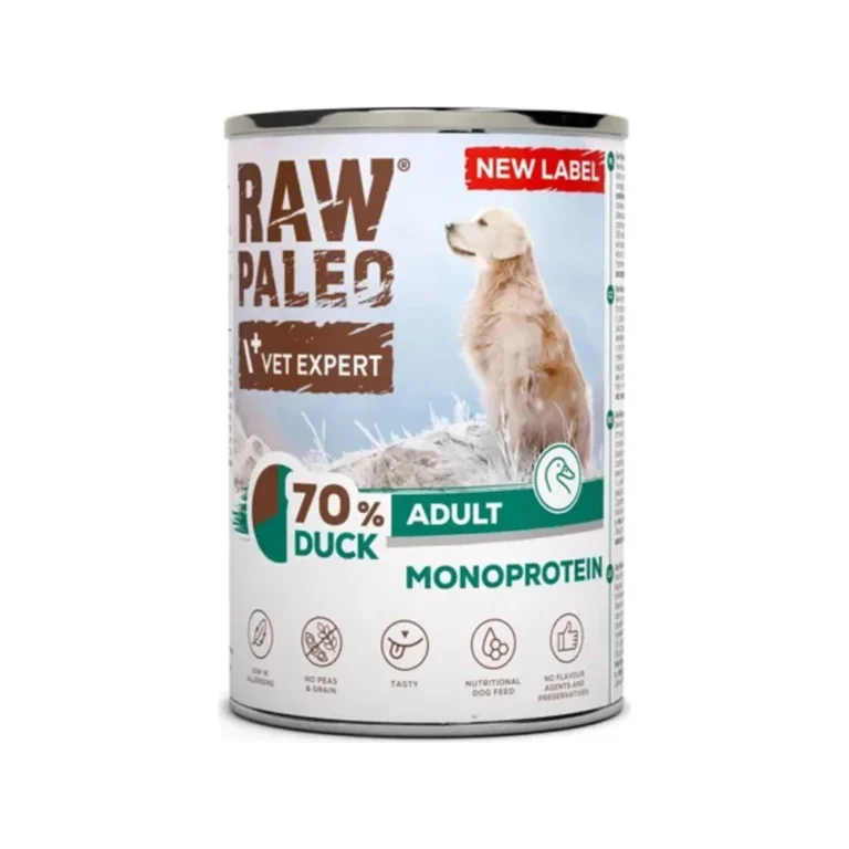 Šlapias maistas šunims | Raw Paleo Adult su antiena, 400 g