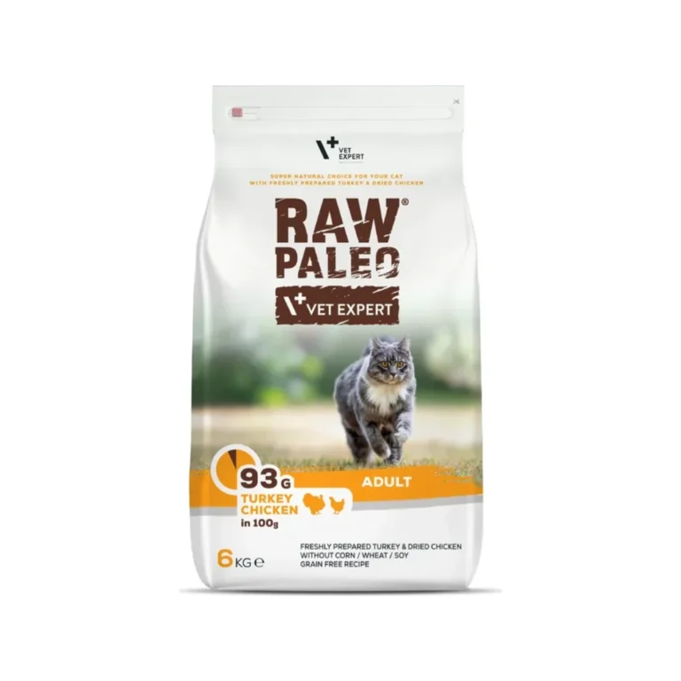Sausas maistas katėms | Raw Paleo Adult Kalakutiena ir Vištiena, 6 kg
