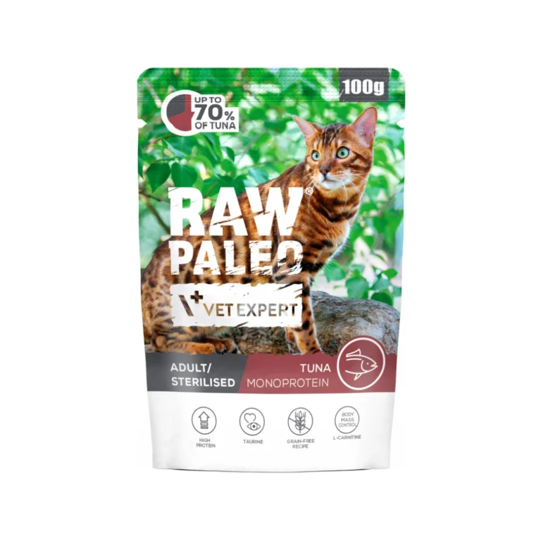 Raw Paleo Cat Sterilised Tuna, 100 g