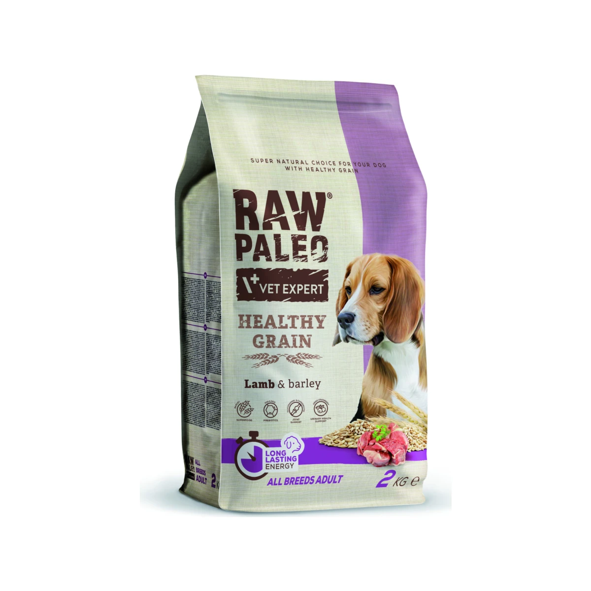 Raw Paleo Healthy Grain Lamb&Barley Adult, 2 kg