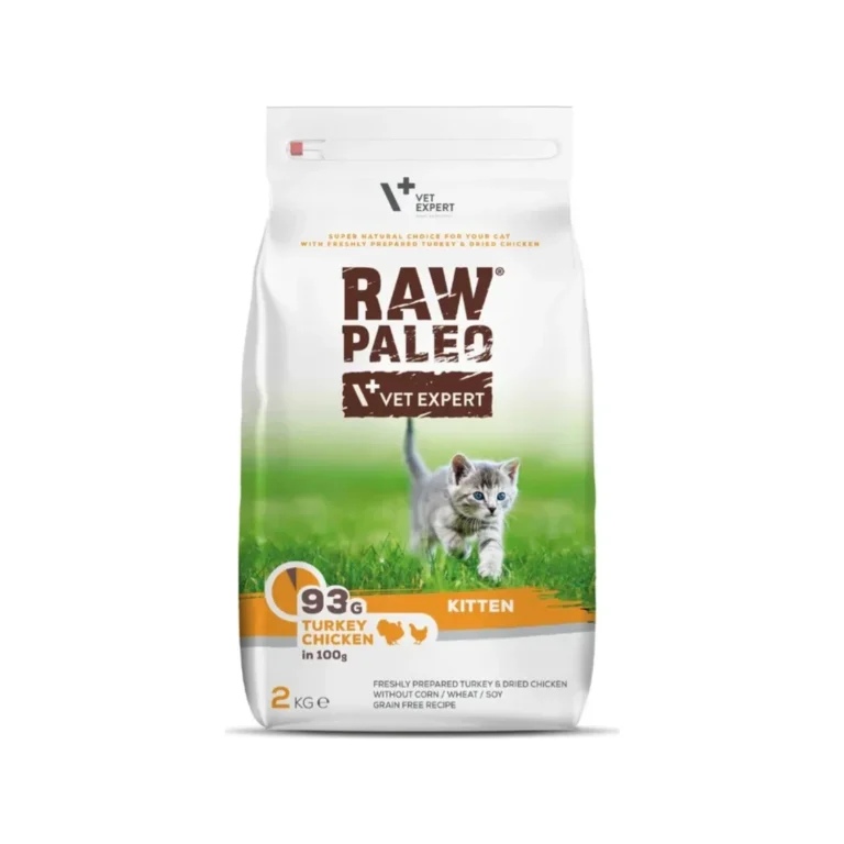 Sausas maistas katėms | Raw Paleo Kitten kalakutiena ir vištiena, 2 kg