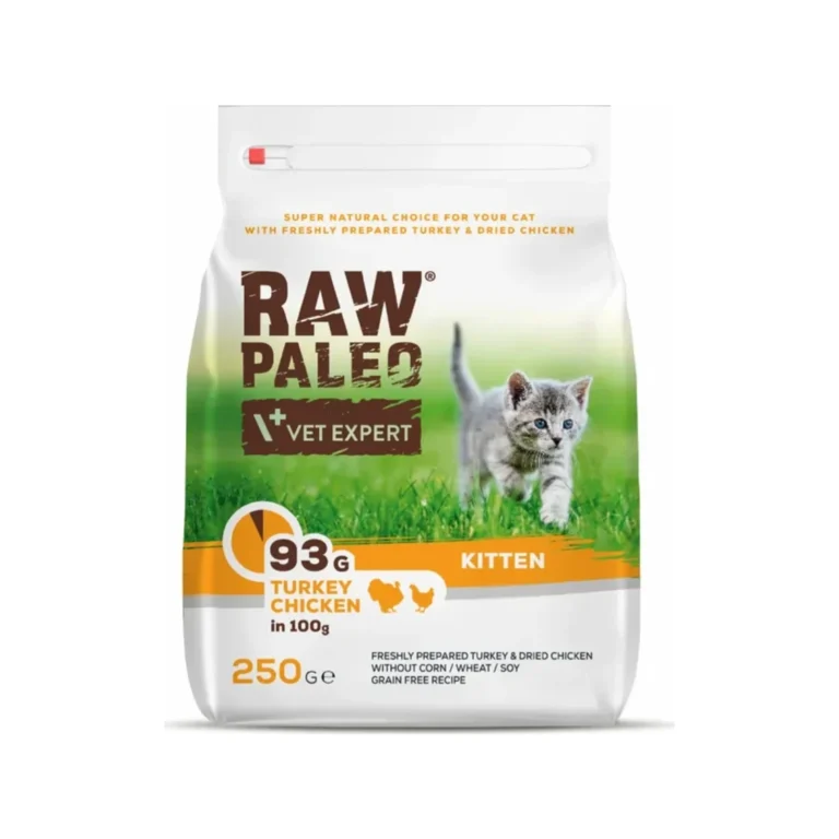 Sausas maistas kačiukams | Raw Paleo Kitten su kalakutiena ir vištiena, 250 g