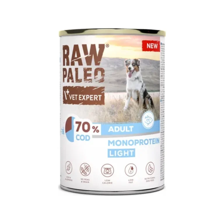 Šlapias maistas šunims | Raw Paleo Adult Light su menke, 400 g