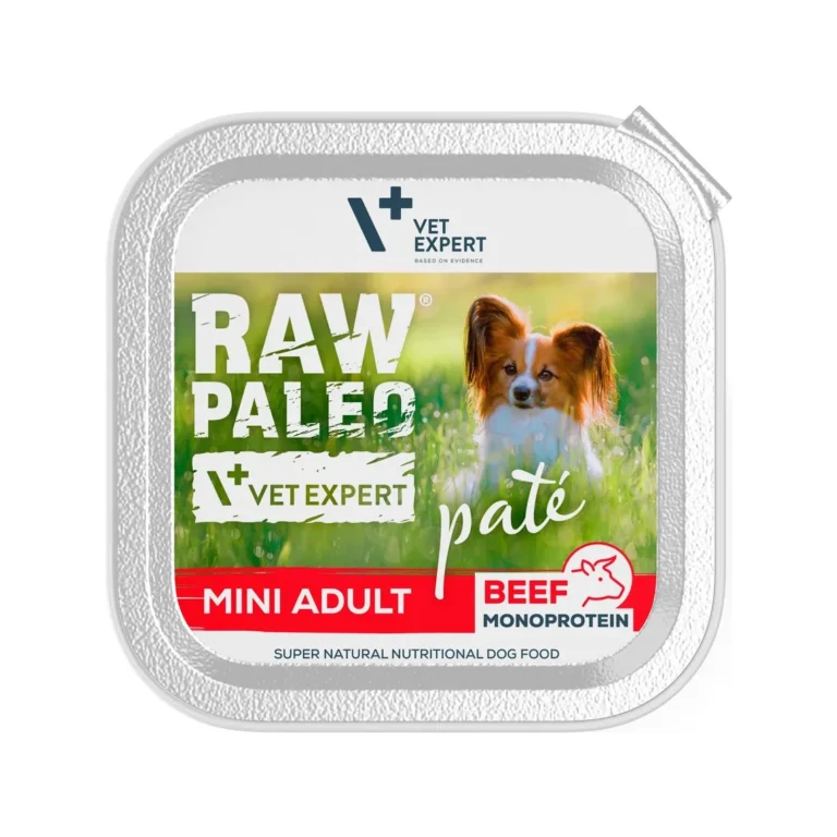 Šlapias maistas šunims | Raw Paleo Mini Adult paštetas su jautiena, 150 g