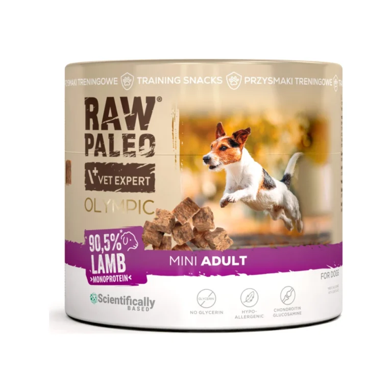 Raw Paleo Olympic Mini su ėriena, 90 g