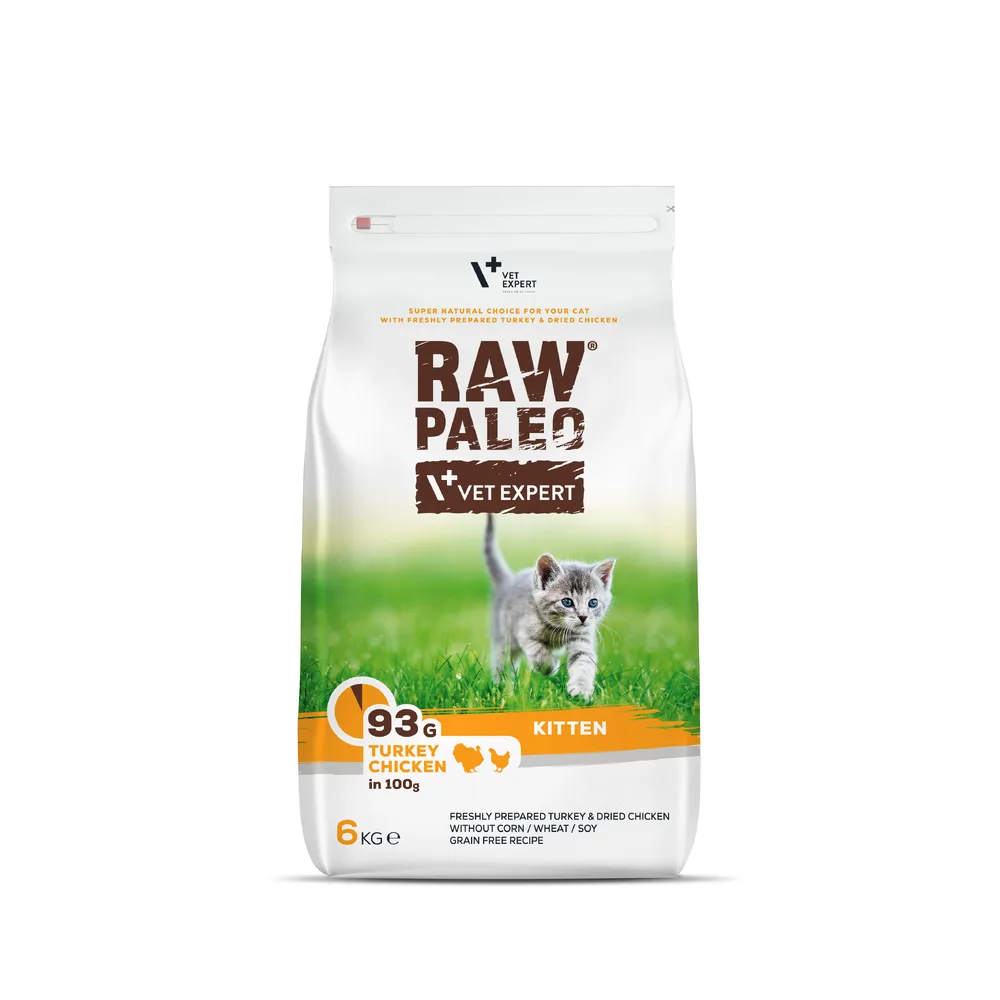 Raw Paleo Kitten kalakutiena 6kg sausas maistas kačiukams