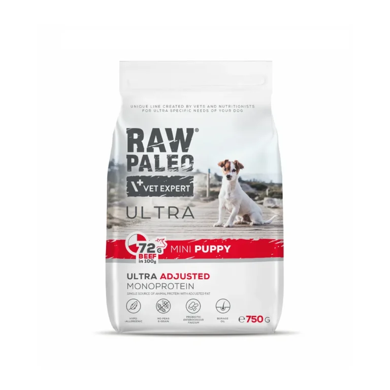 Raw Paleo Ultra Puppy kiauliena 2kg sausas maistas šunims
