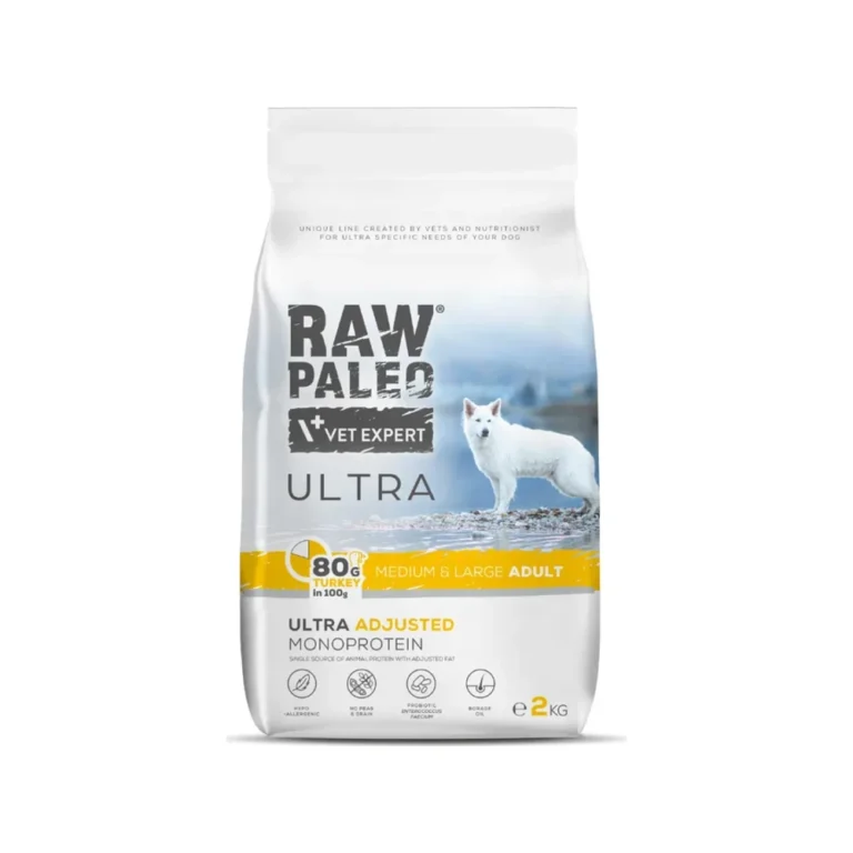 Sausas maistas šunims | Raw Paleo Ultra Adult Medium&Large su kalakutiena, 2 kg