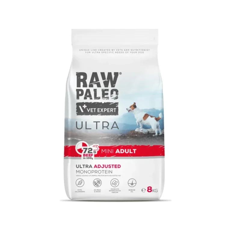 Sausas maistas šunims | Raw Paleo Ultra Adult Mini Beef 8kg