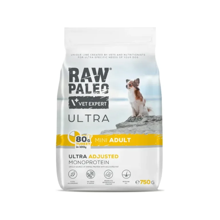 Sausas maistas šunims | Raw Paleo Ultra Mini Adult su kalakutiena, 750 g
