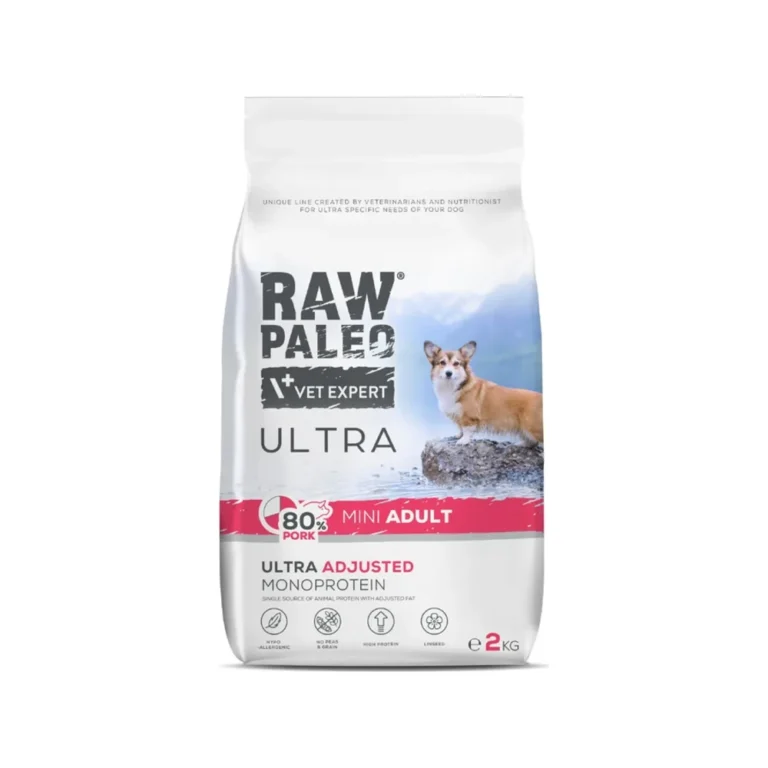 Sausas maistas šunims | Raw Paleo Ultra Adult Mini su kiauliena, 2 kg