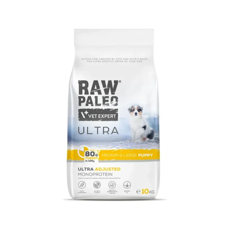 Sausas maistas šunims | Raw Paleo Ultra Puppy Medium&Large su kalakutiena, 10 kg