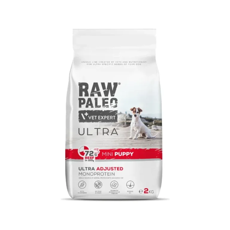 Sausas maistas šunims | Raw Paleo Ultra Puppy Mini Beef su jautiena, 2 kg