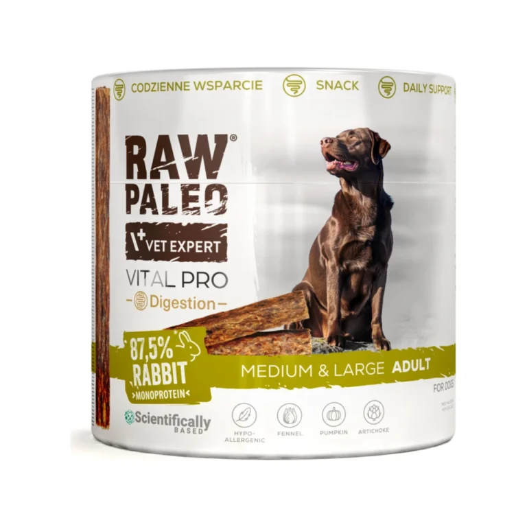 Raw Paleo Vital Pro Digestion Medium large su triušiena, 100 g