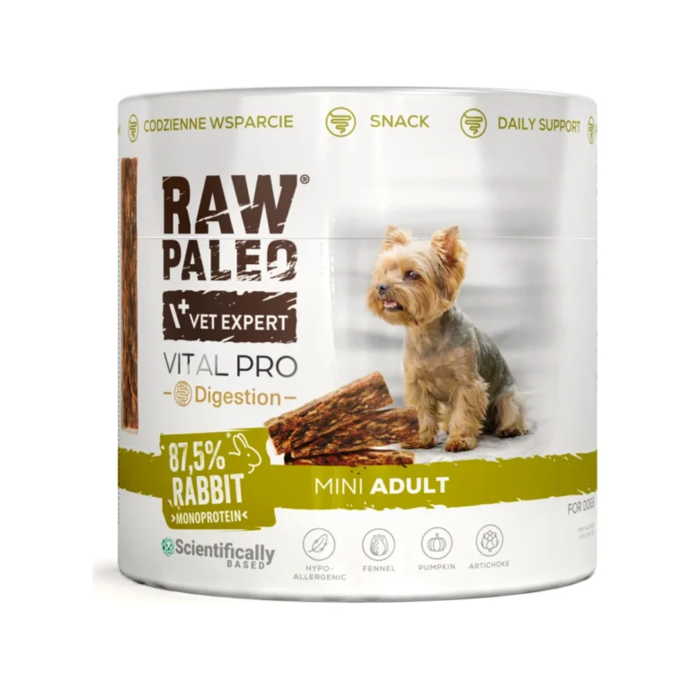 Raw Paleo Vital Pro Digestion Mini su triušiena, 100 g