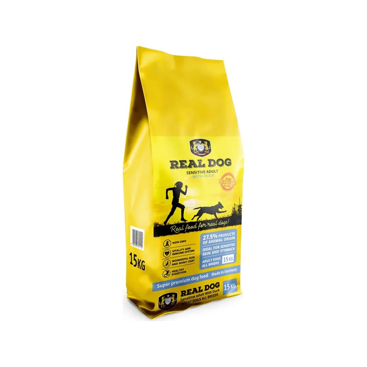Sausas maistas šunims | Real Dog Sensitive su antiena, 15 kg