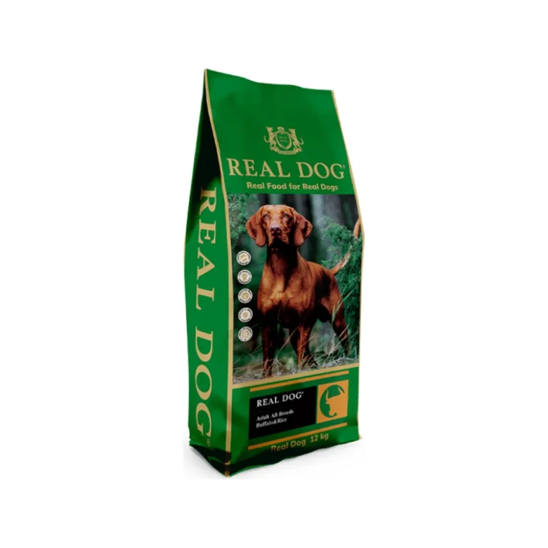 Real Dog SP Adult su buivoliena ir ryžiais, 12 kg