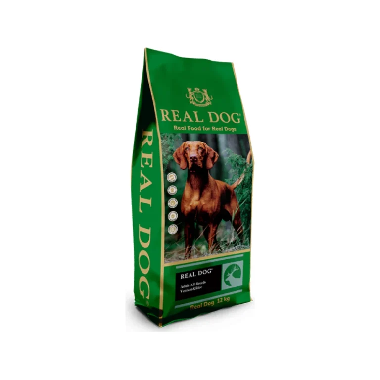 Real Dog SP Adult su elniena ir ryžiais, 12 kg