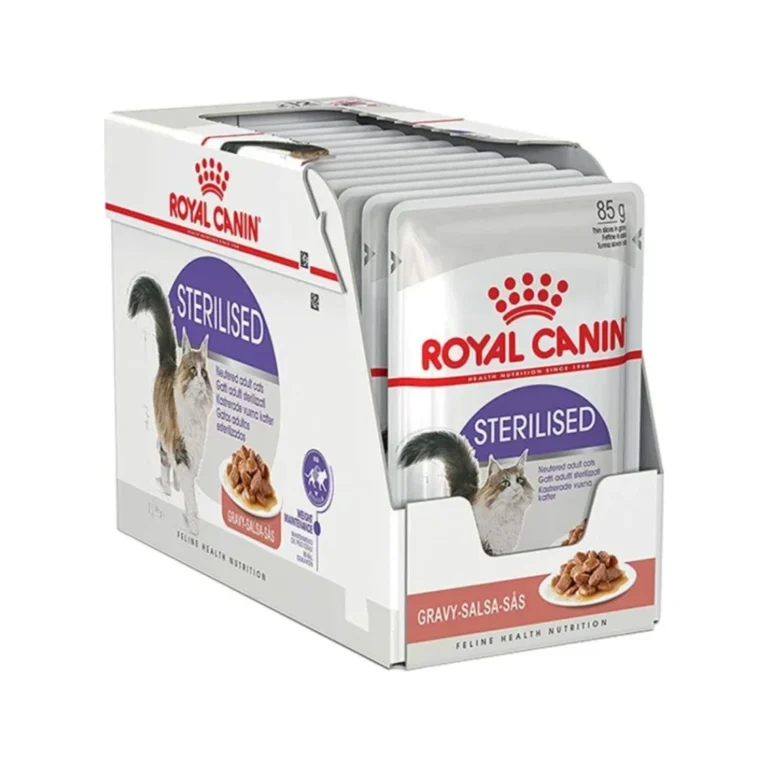 Šlapias maistas sterilizuotoms katėms | Royal Canin Sterilised padaže, 12 × 85 g