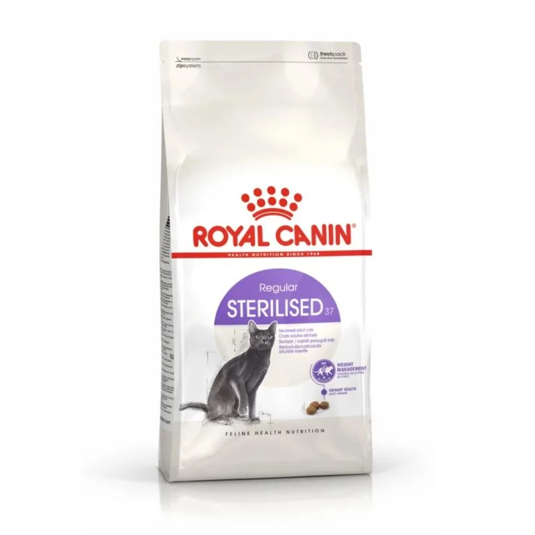 Sausas Royal Canin sterilizuotoms katėms maistas svorio kontrolei 2 kg