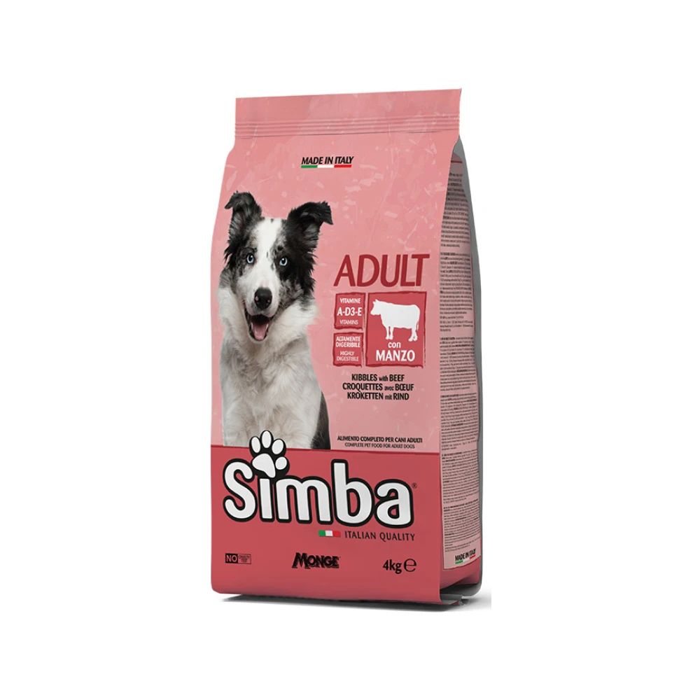 Simba Dog su jautiena, 4 kg