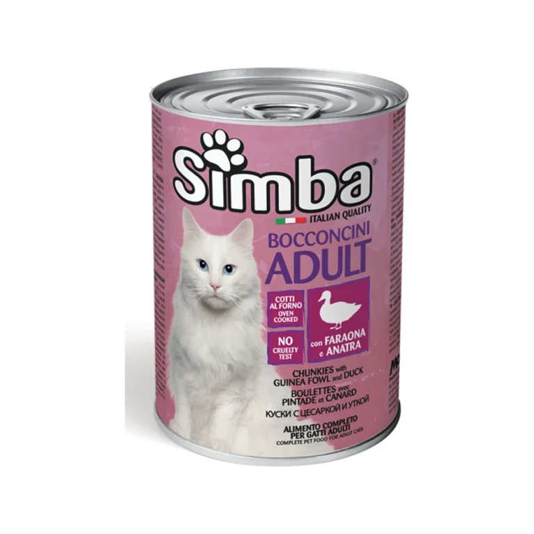 Simba gabalėliai su paukštiena ir antiena, 415 g