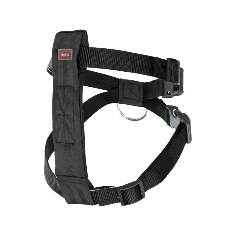 Trixie automobilinės petnešos šunims, L, 70–90 cm / 25 mm, juodos
