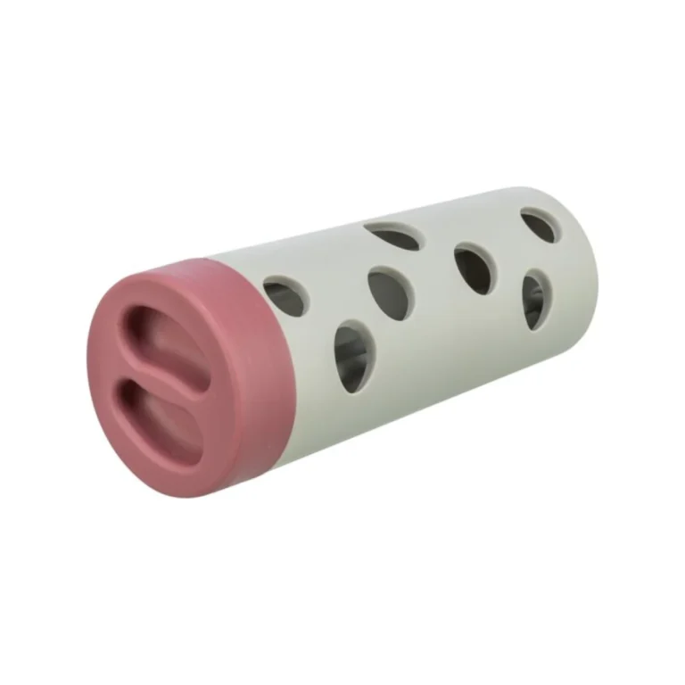 Trixie Cat Activity Snack Roll žaislas-ritinys skanėstams katėms, plastikas/TPR, ø 6–5 × 14 cm