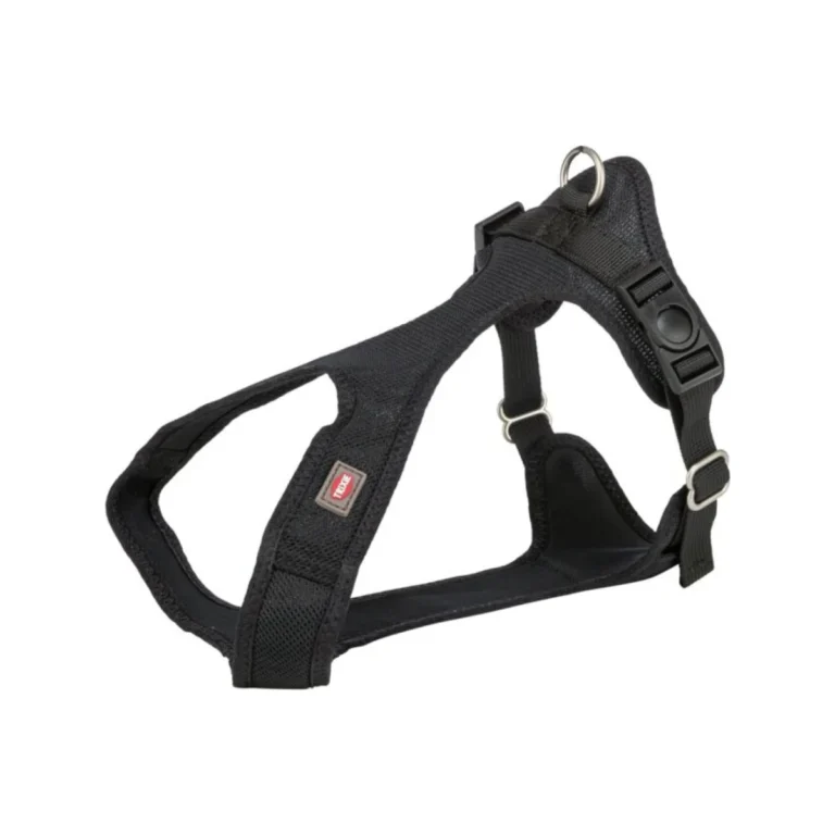 Trixie Comfort Soft Touring petnešos, S, krūtinės apimtis 33–50 cm, 20 mm, juodos