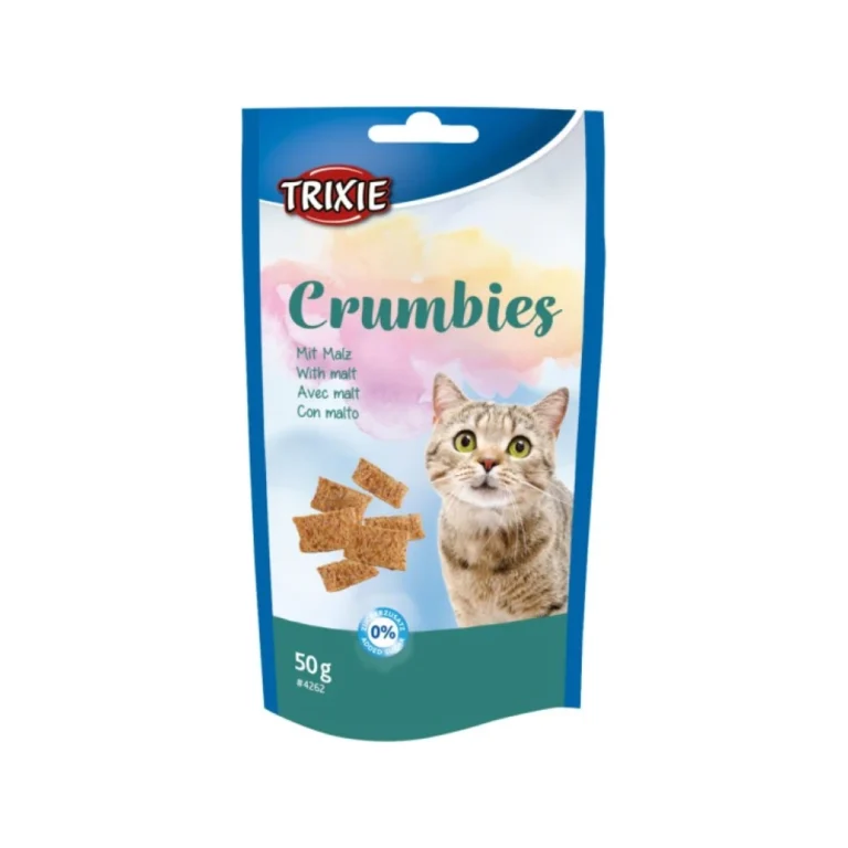 Trixie Crumbies skanėstai katėms su salyklu, 50 g