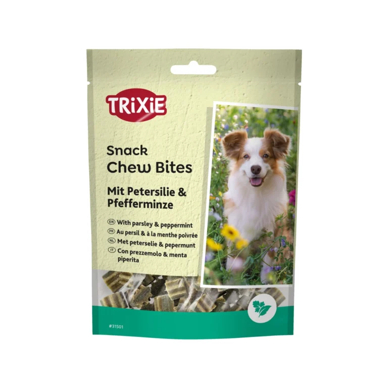 Trixie Denta Fun Chew Bites skanėstai šunims su petražolėmis ir pipirmėtėmis, 150 g