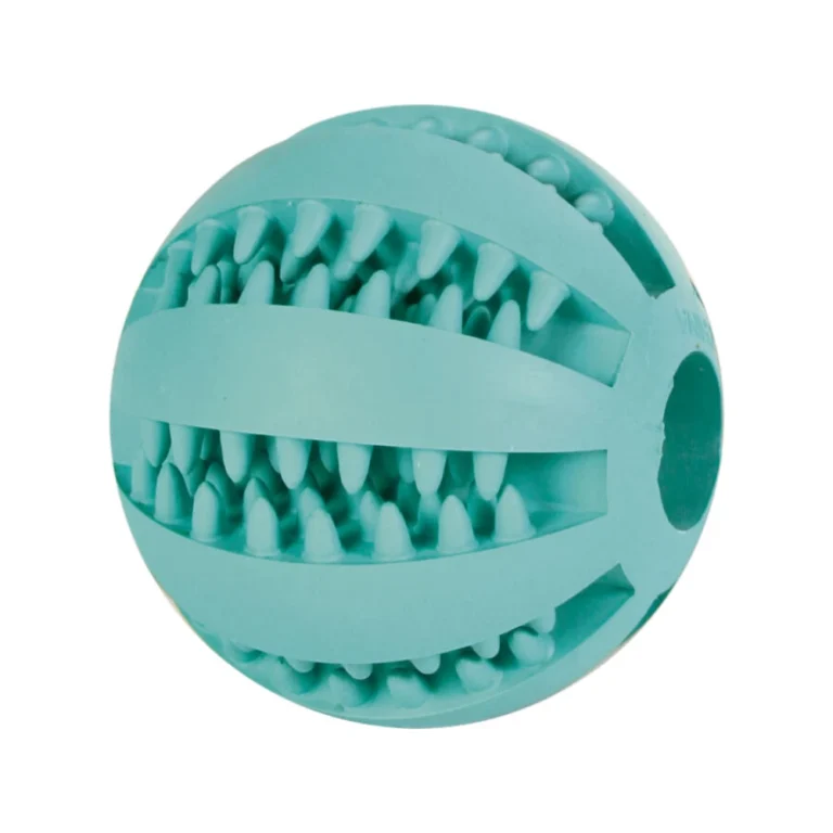 Trixie Denta Fun kamuolys, mėtinis, natūrali guma, ø 7 cm