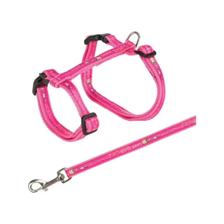 Trixie Good Luck petnešos katėms su pavadėliu, XXL, 34–57 cm / 13 mm, 1,20 m