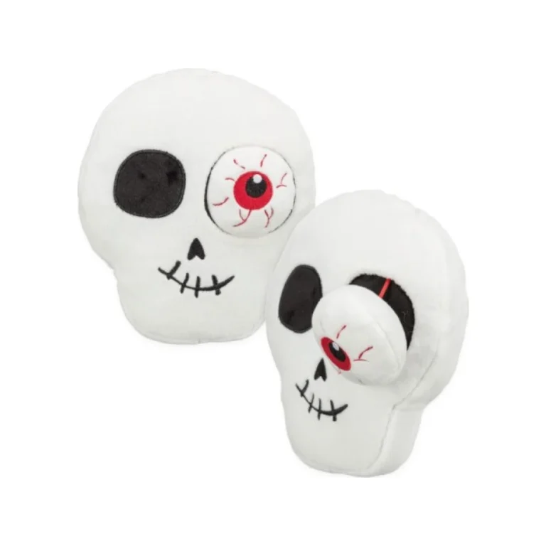Trixie Halloween pliušinis žaislas šunims „Kaukolė“, 19 cm