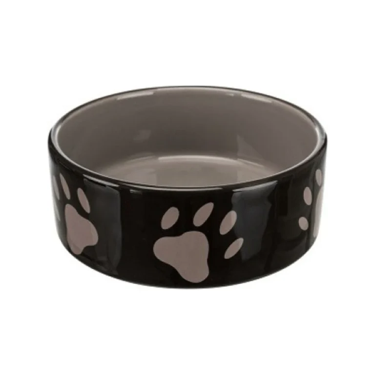 Trixie keraminis dubenėlis su letenėlėmis, 0,3 l, ø 12 cm, rudas–smėlio