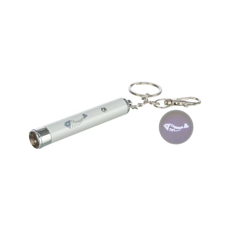Trixie LED žymeklis katėms Catch the Light, žuvytė, 8 cm, pilkas