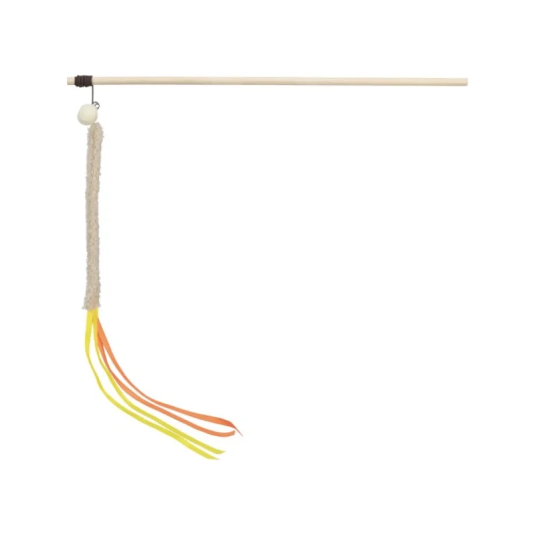 Trixie meškerė katėms su medine rankena, 40 cm