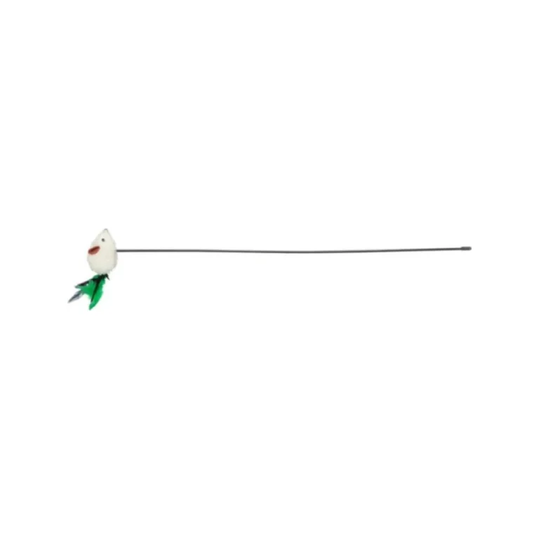 Trixie meškerė katėms su pliušine pele ir kačių mėta, 50 cm (art. 4516)